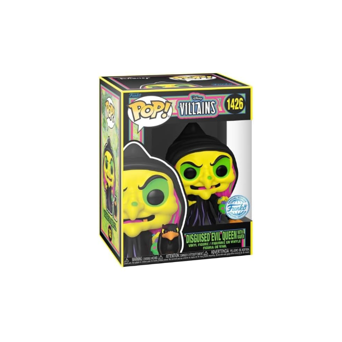 Figura POP - Disguised Evil Queen with Raven (Black Light) Exclusive