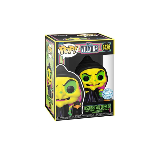 Figura POP - Disguised Evil Queen with Raven (Black Light) Exclusive
