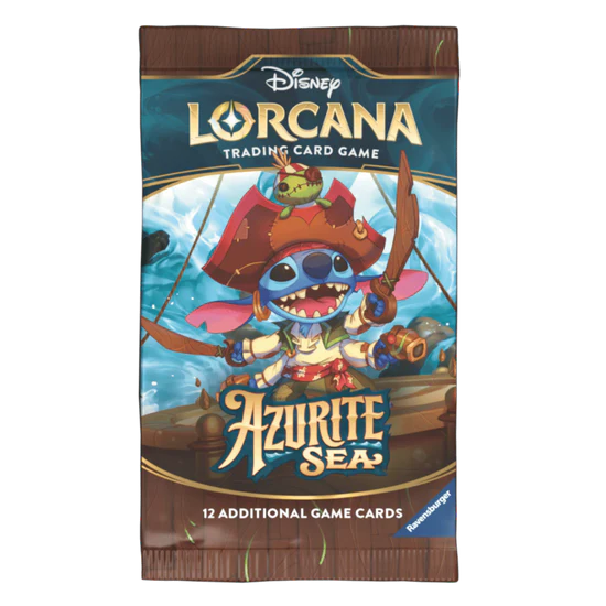 Disney Lorcana TCG – Azurite Sea Booster ENG
