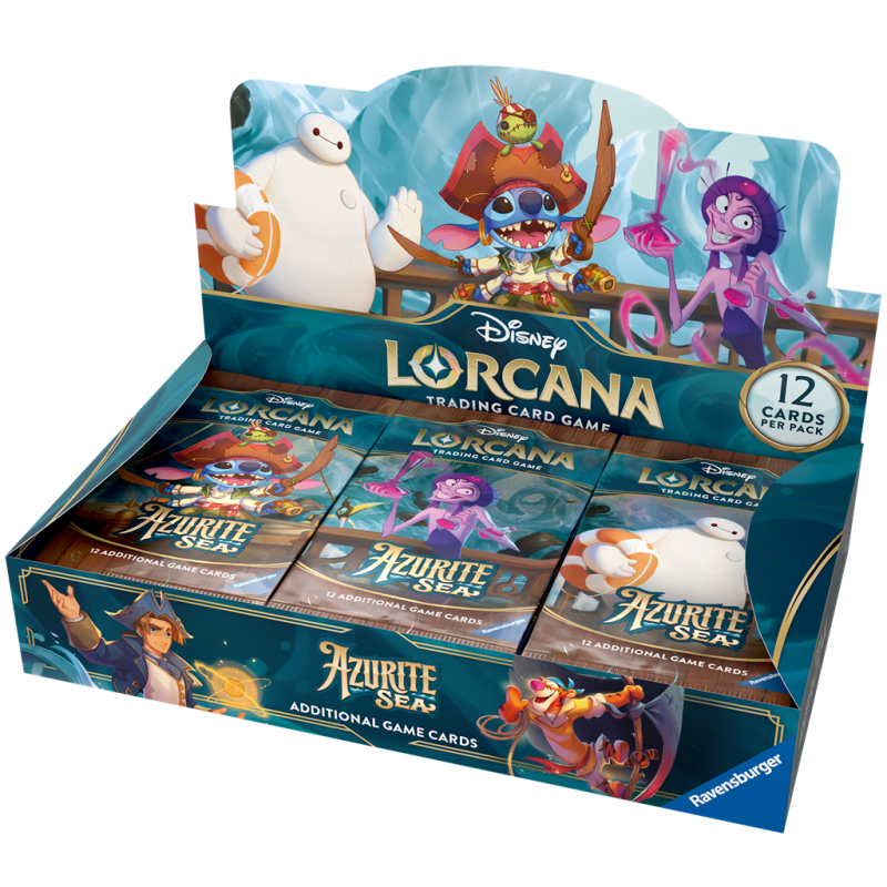 Disney Lorcana TCG - Azurite Sea Booster Box - Inglês