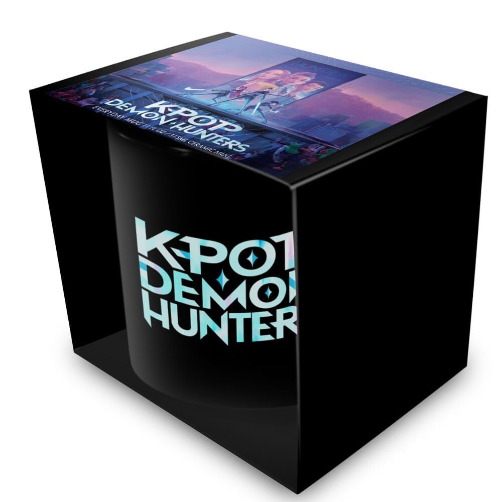 Caneca Logo KPop Demon Hunters 325ml