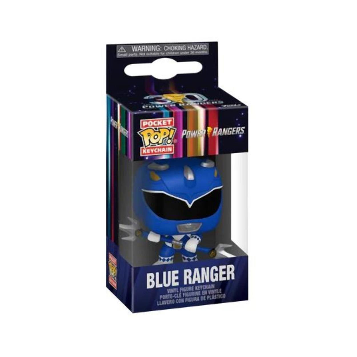 Porta-Chaves Funko Pocket Pop! Power Rangers 30th Anniversary Blue Ranger