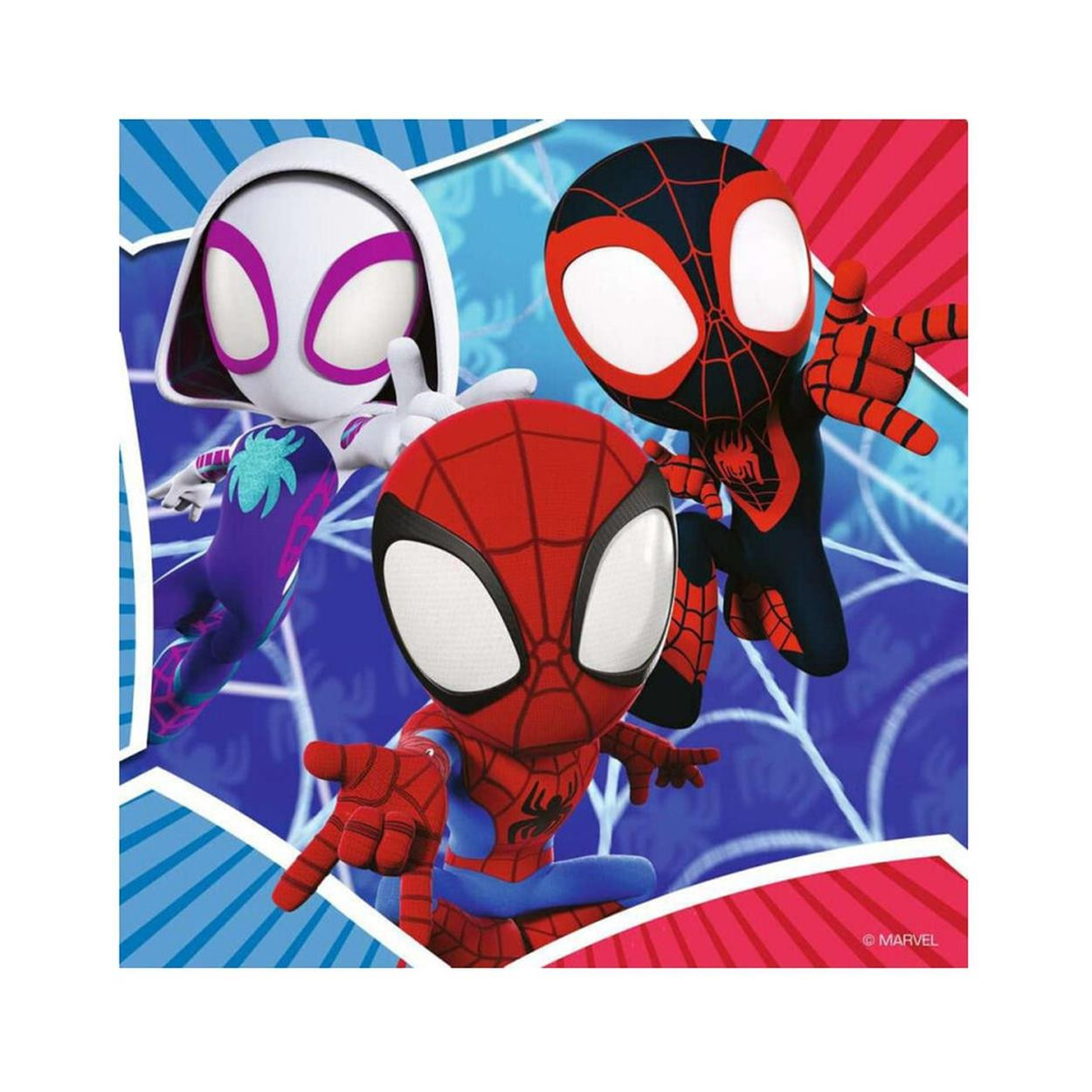 Puzzle Spider-Man Spidey & His Amazing Friends 3x49 Peças Ravensburger