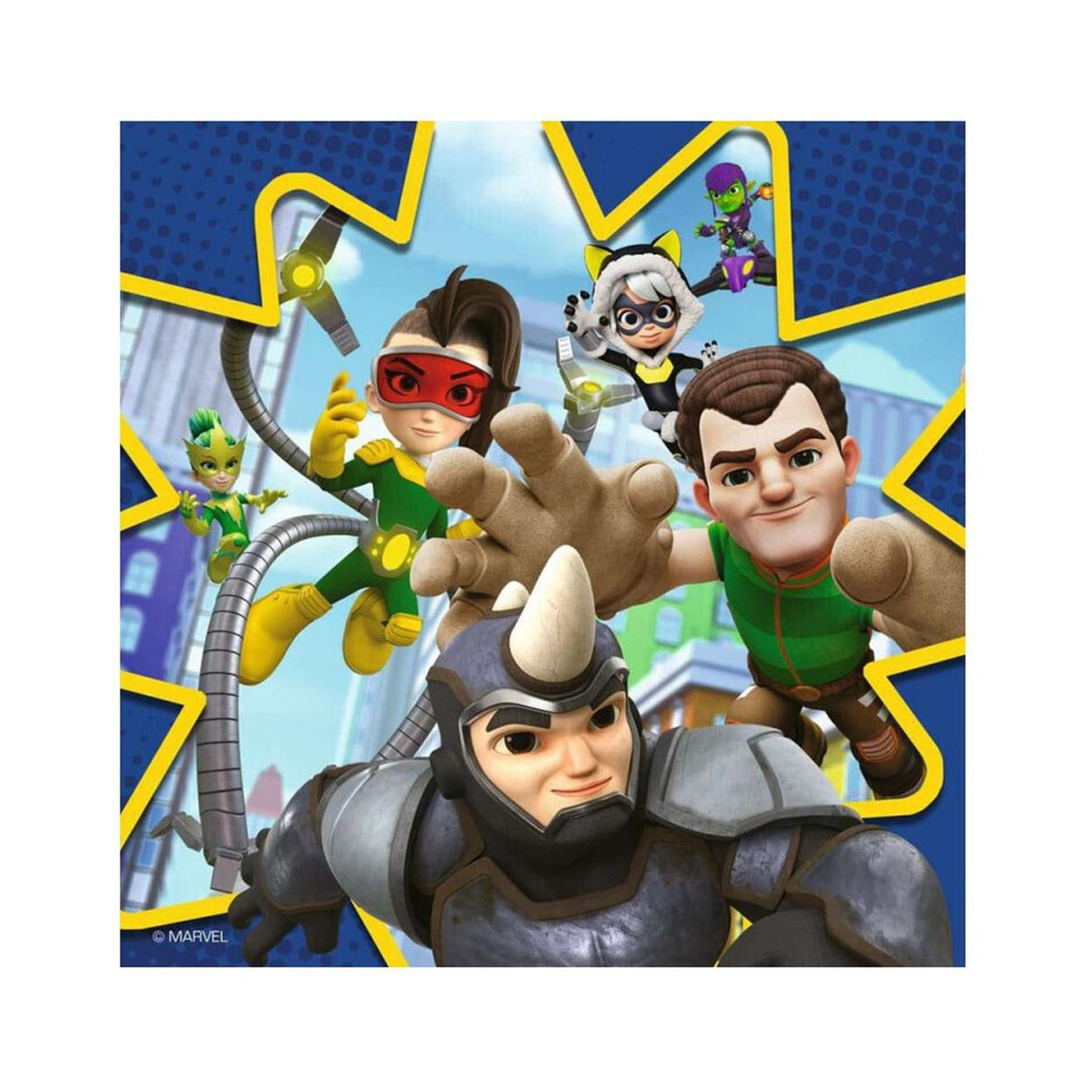 Puzzle Spider-Man Spidey & His Amazing Friends 3x49 Peças Ravensburger