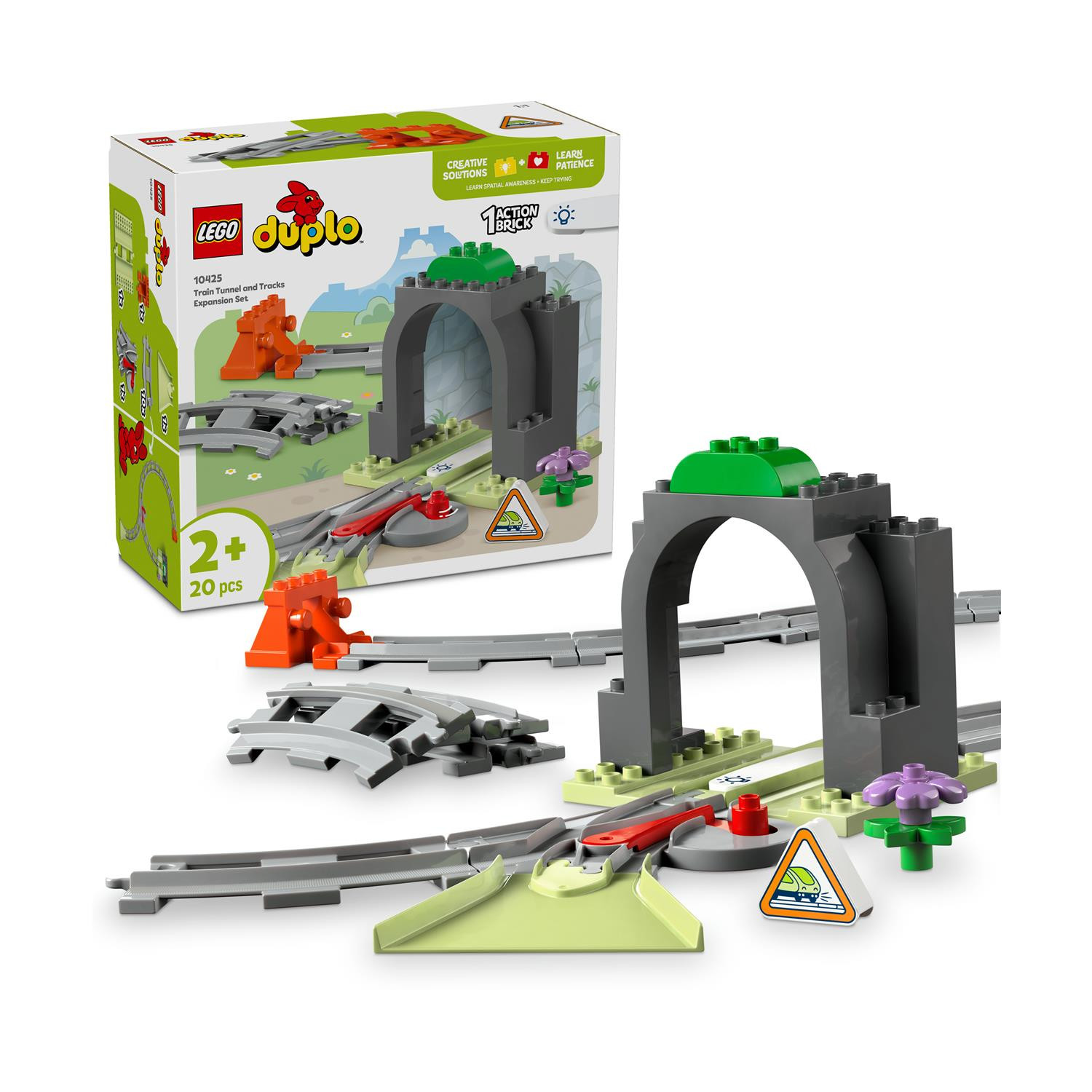 LEGO DUPLO Town Train Tunnel and Tracks Expansion Set 10425