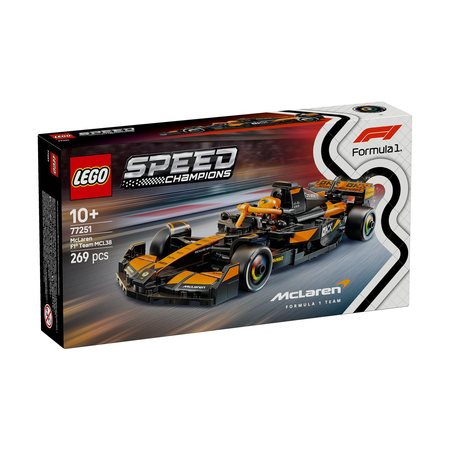 LEGO Speed Champions Voiture de course McLaren F1 Team MCL38 77251