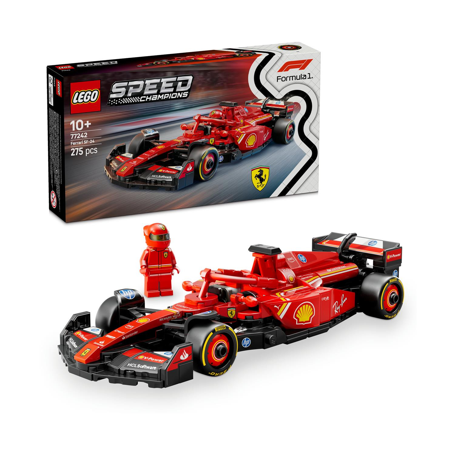 LEGO Speed Champions Ferrari SF-24 F1 Race Car 77242