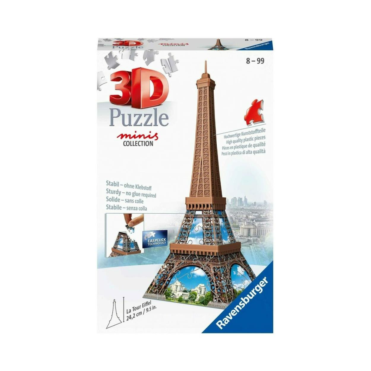 Puzzle 3D Torre Eiffel Mini 54 Peças Ravensburger