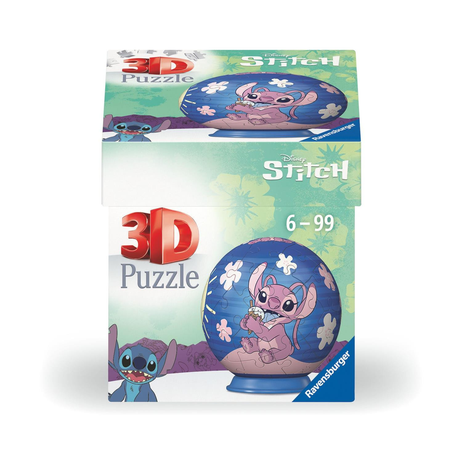 Puzzle 3D Disney Stitch Angel 54 Peças Ravensburger