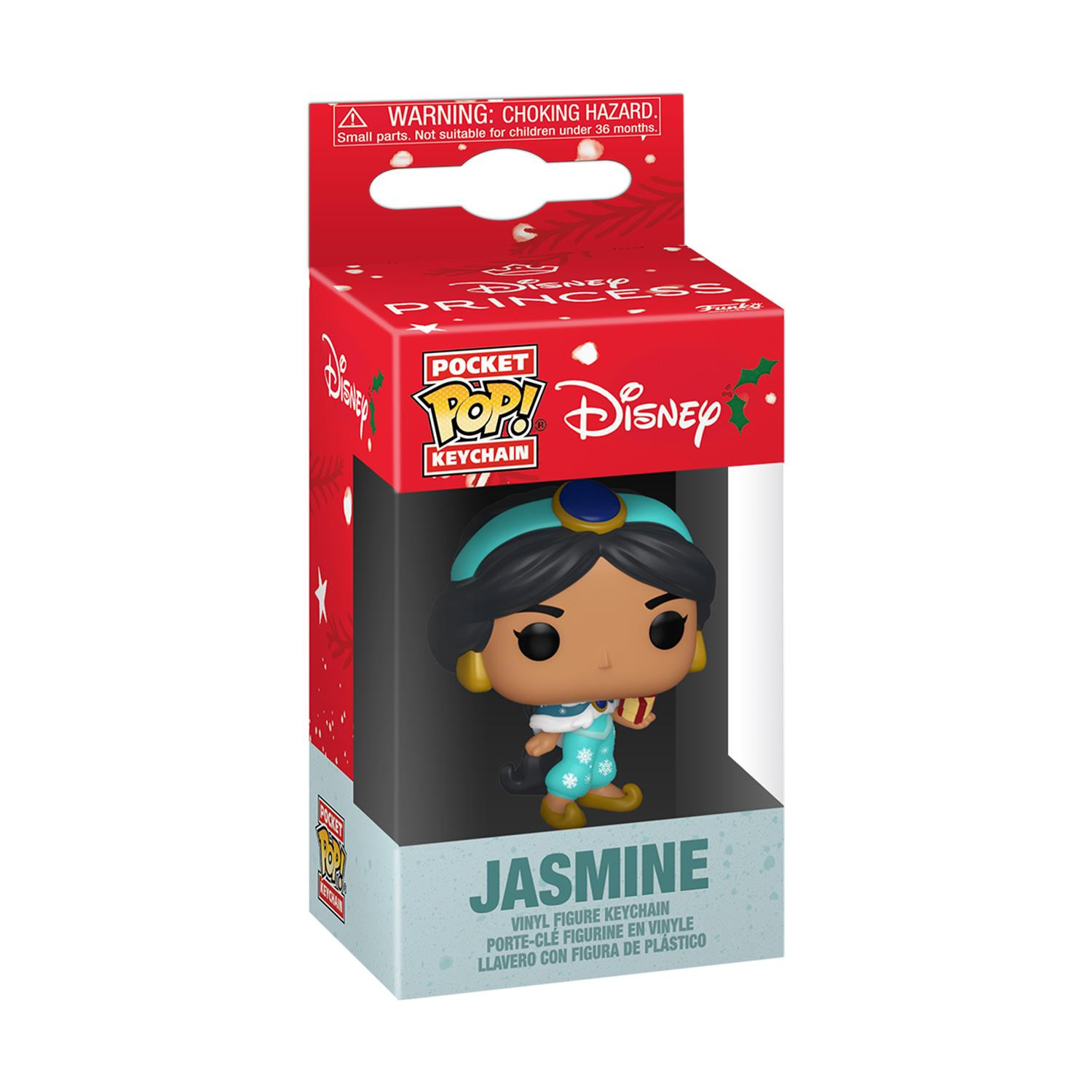 Porta-Chaves Funko Pocket Pop! Disney Princess Holiday Jasmine