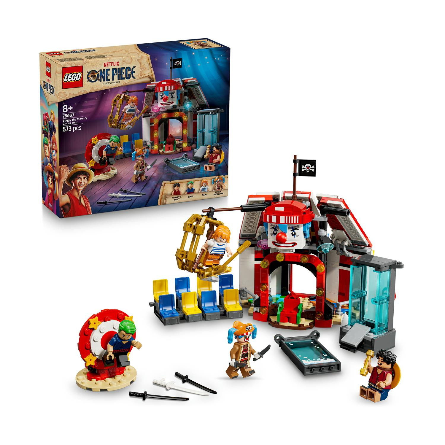 LEGO ONE PIECE Buggy the Clown’s Circus Tent 75637