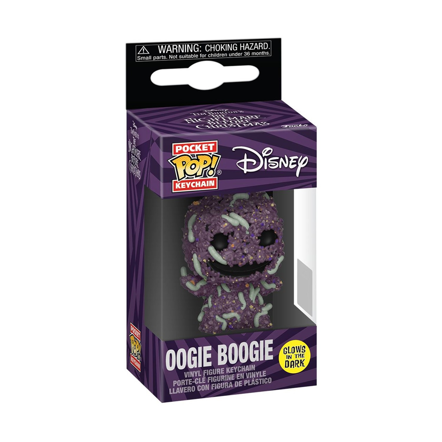 Porta-Chaves Funko Pocket Pop! The Nightmare Before Christmas Oogie Boogie Glow in the Dark