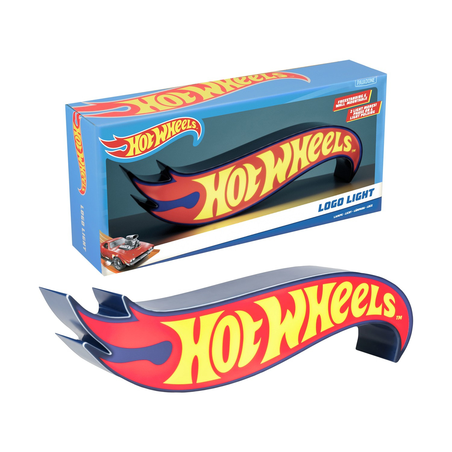 Luz Hot Wheels Logo Shaped Light Paladone