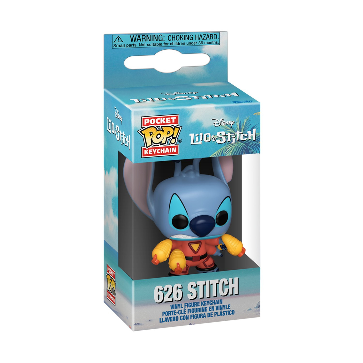 Porta-Chaves Funko Pocket Pop! Disney Lilo & Stitch Stitch 626