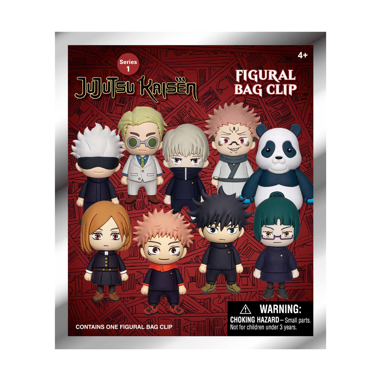 Jujutsu Kaisen 3D Foam Bag Clip Serie 1 Bolsa Sorpresa Monogram