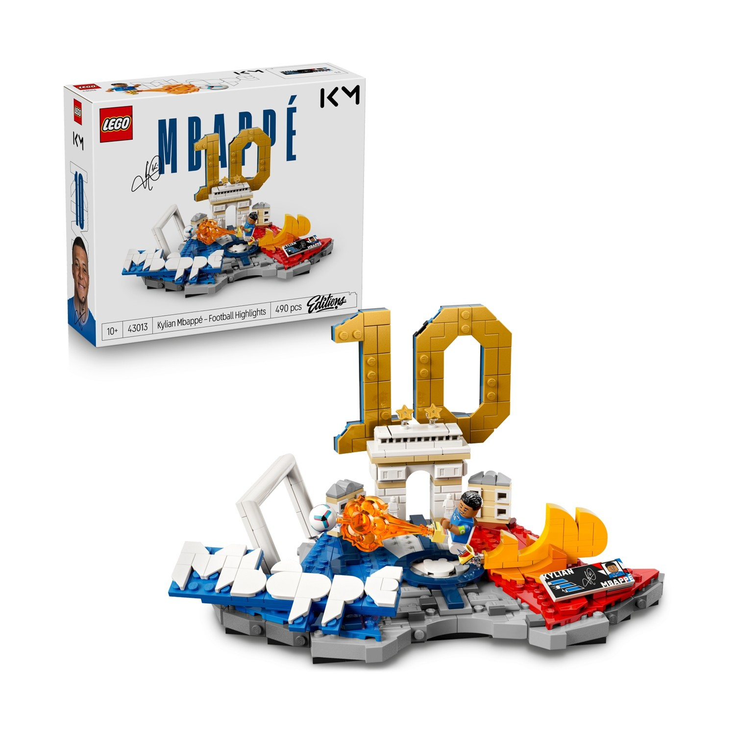 LEGO Editions Kylian Mbappé Soccer Highlights 43013