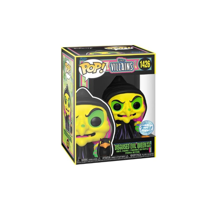 Funko POP!  - Disguised Evil Queen with Raven (Black Light) Exclusive
