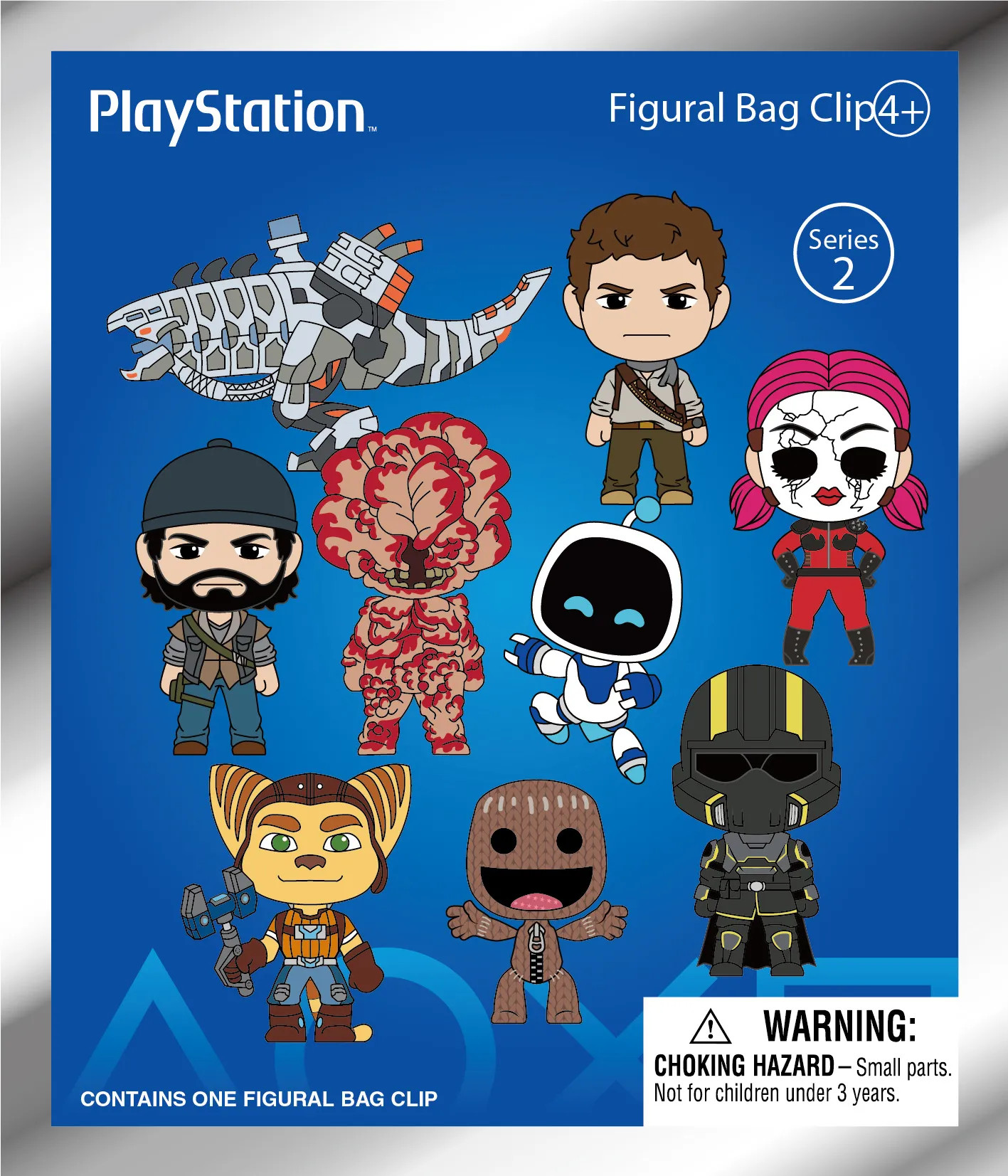 Porte-clés PlayStation Series 2 3D Foam Bag Clip Blind Bag Monogram
