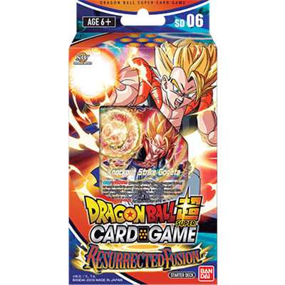 Dragon Ball Super Card Game Starter Deck Resurrected Fusion SD06 Bandai