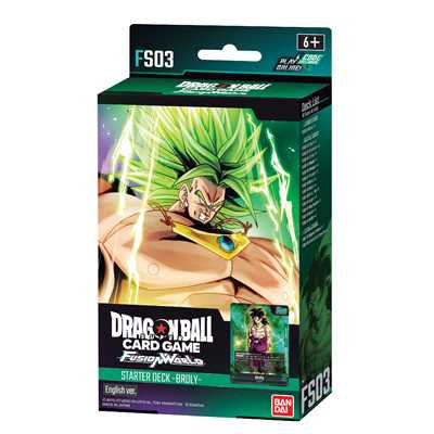 Dragon Ball Super Card Game Fusion World Starter Deck FS03 Broly Bandai