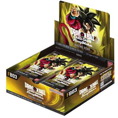 Dragon Ball Super Card Game Fusion World FB03 Raging Roar Booster Box 24 Packs Bandai