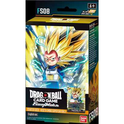 Dragon Ball Super Card Game Fusion World Starter Deck FS08 Vegeta (Mini) Super Saiyajin 3 Bandai