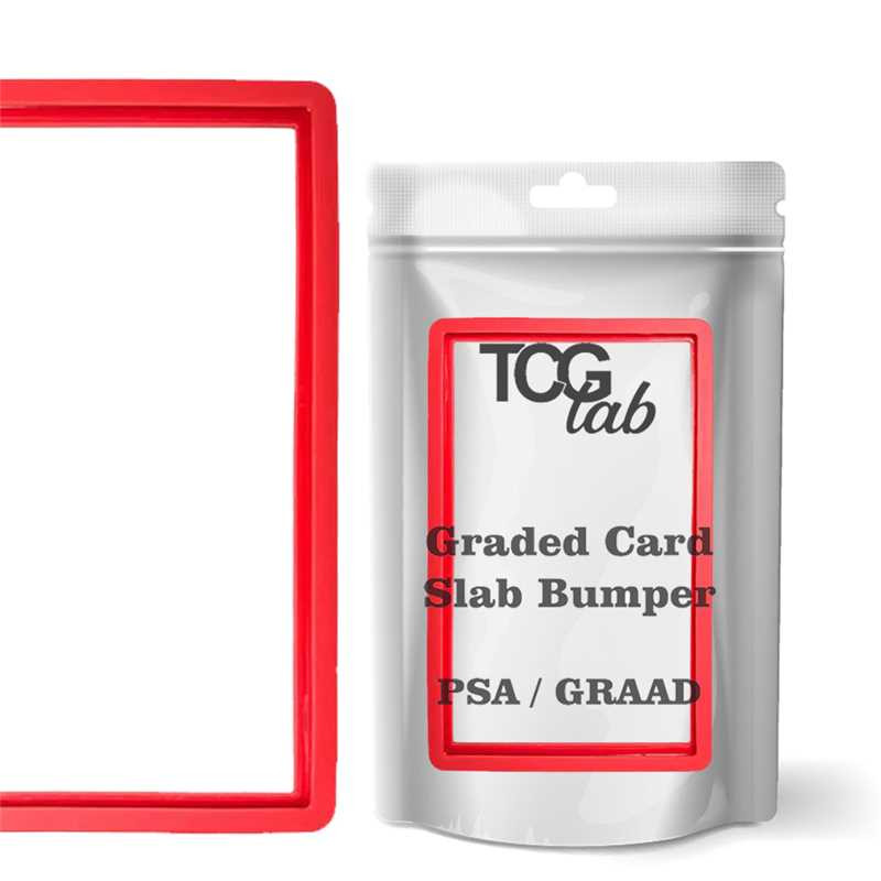 Bumper para Graded Cards PSA/GRAAD Vermelho em Silicone TGC Lab
