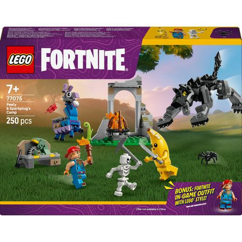 LEGO Fortnite Peely and Sparkplug's Camp 77075
