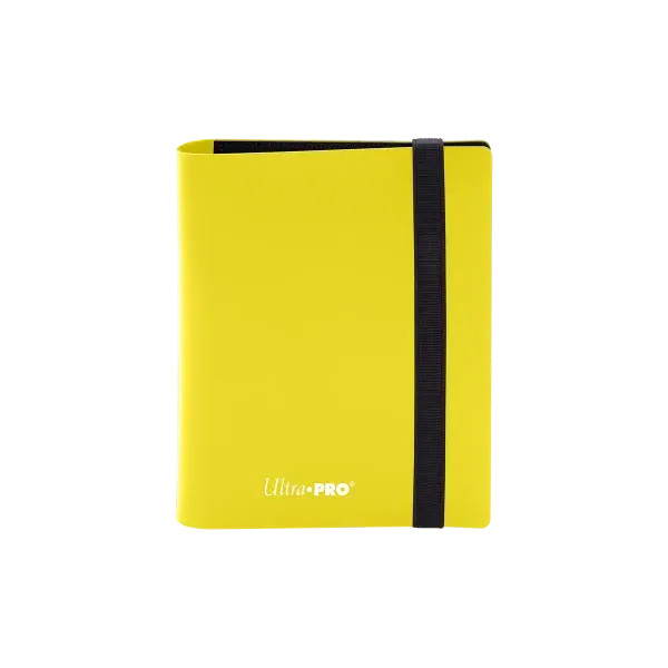 Ultra Pro: 2-Pocket Eclipse - Lemon Yellow PRO-Binder