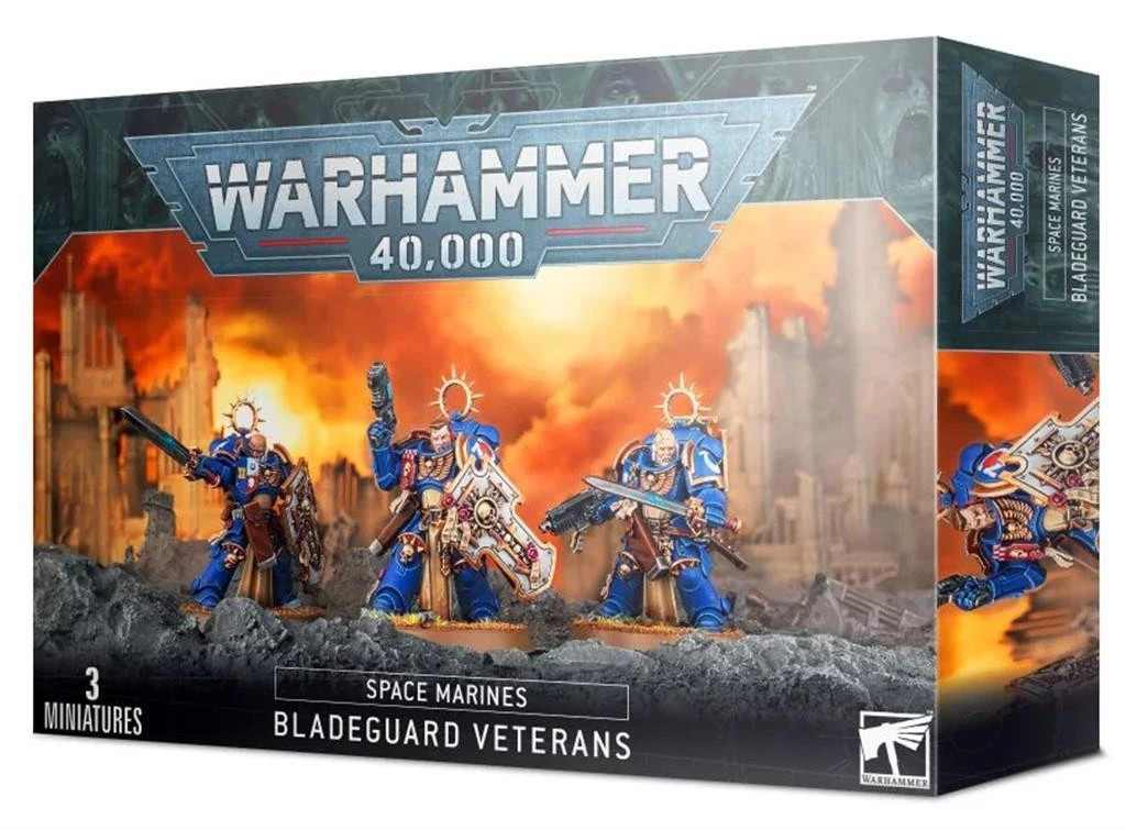 Warhammer 40,000 Space Marines Bladeguard Veterans Miniatures Games Workshop