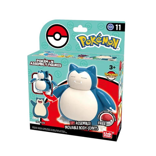 Pokémon Buildable Snorlax Figure with Poké Ball LDCX