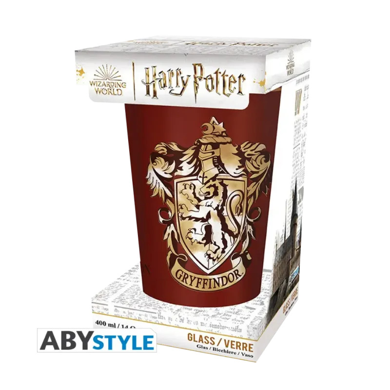 Abysse | Harry Potter Premium Large Glass - Gryffindor 400ml