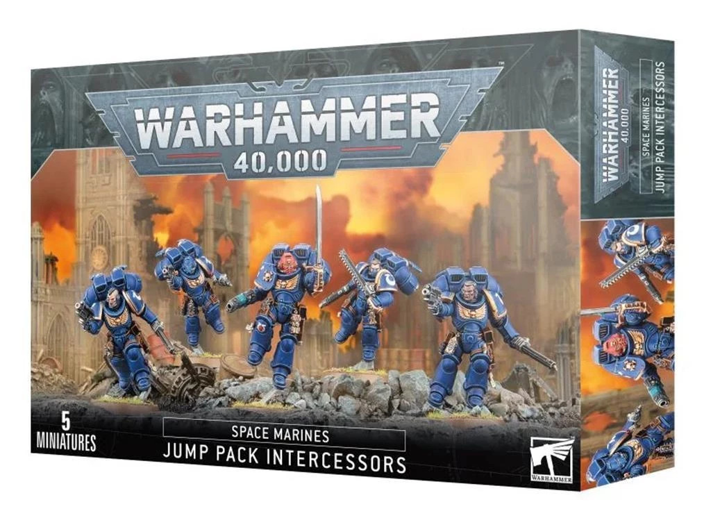 Warhammer 40,000 Space Marines Intercessors avec réacteurs dorsaux Games Workshop