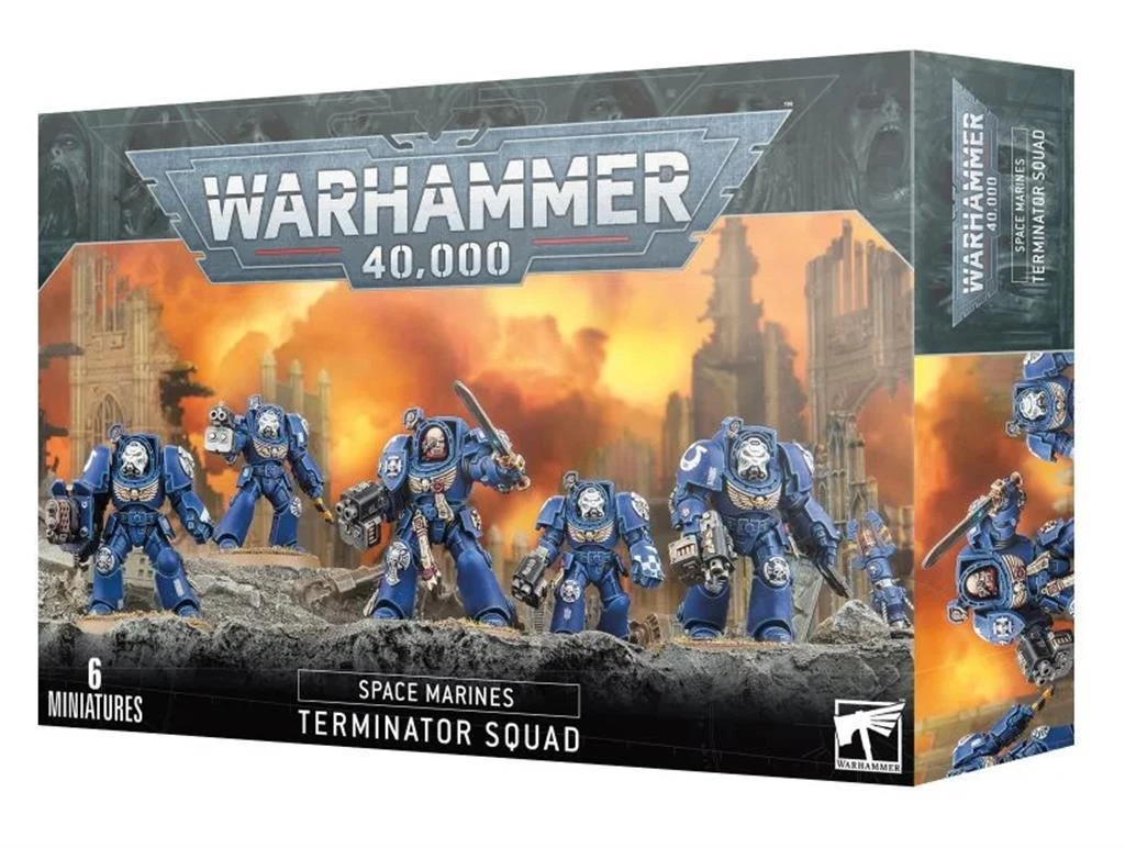 Warhammer 40,000 Space Marines Escouade Terminator Miniatures Games Workshop