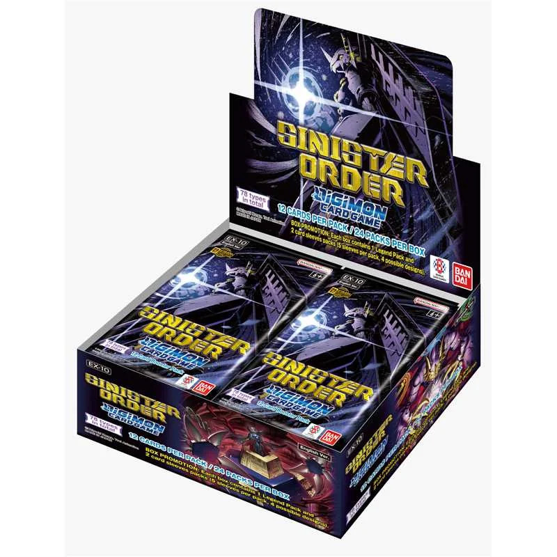 Digimon Card Game Sinister Order EX-10 Booster Box Bandai