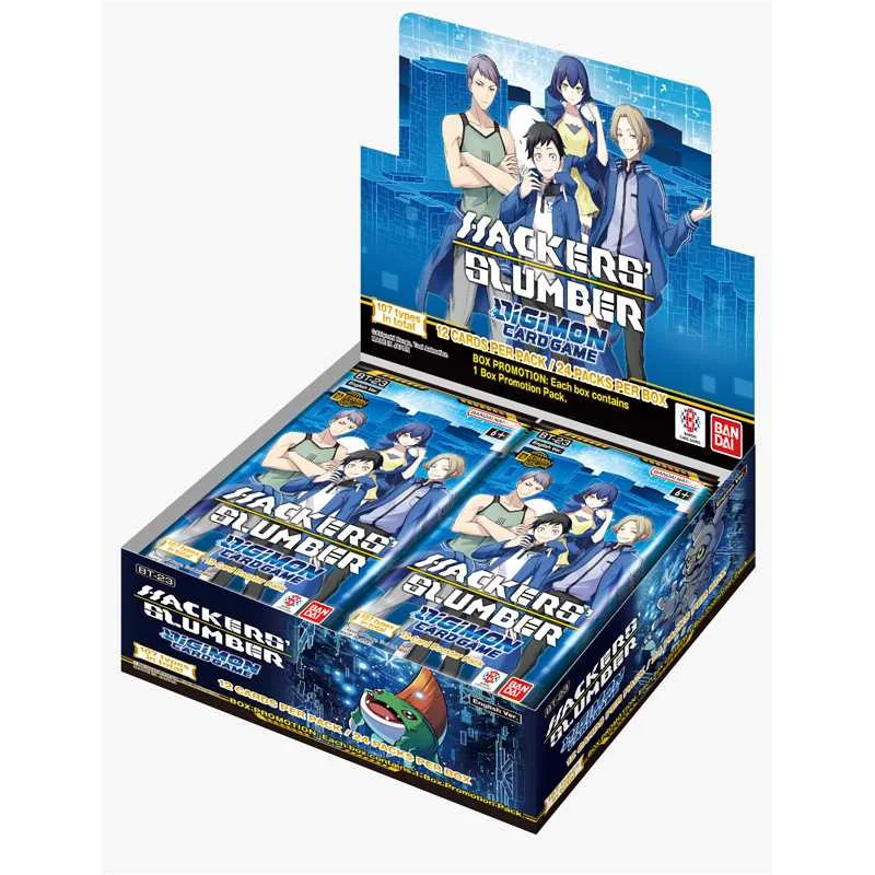 Digimon Card Game Hacker's Slumber BT23 Booster Box Inglês Bandai