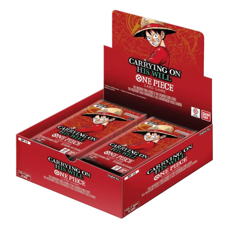 One Piece Card Game Booster Box Carrying on His Will OP-13 Bandai