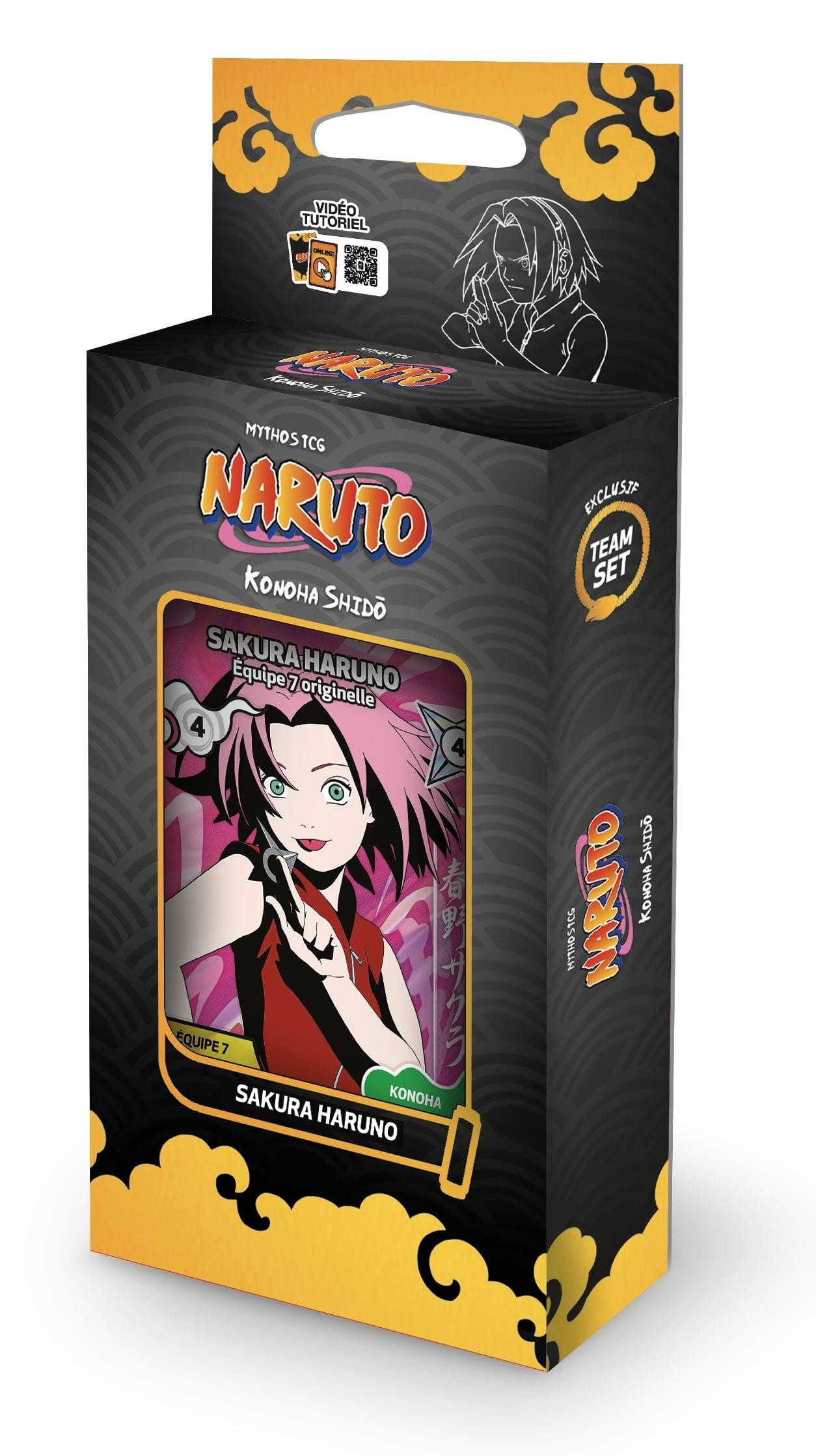 Naruto TCG Team Set Sakura Konoha Shido 2nd Edition FR Mythos