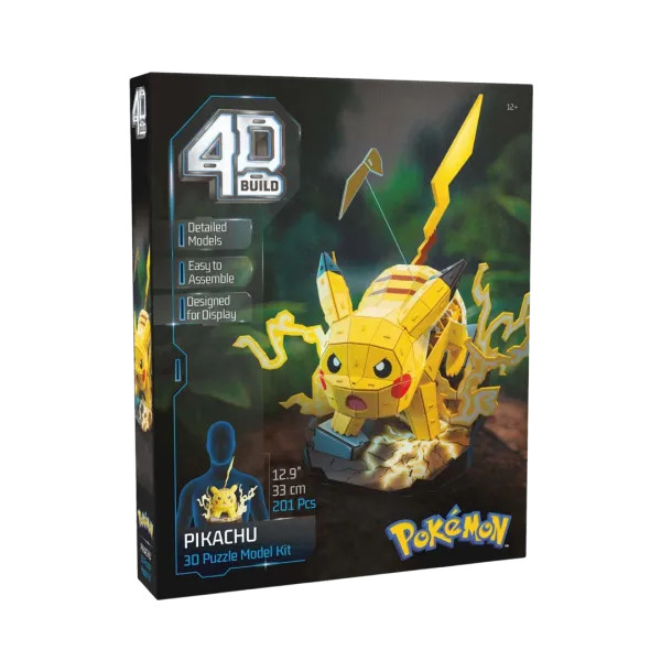 Pokémon: Spin Master 4D Build - Pikachu