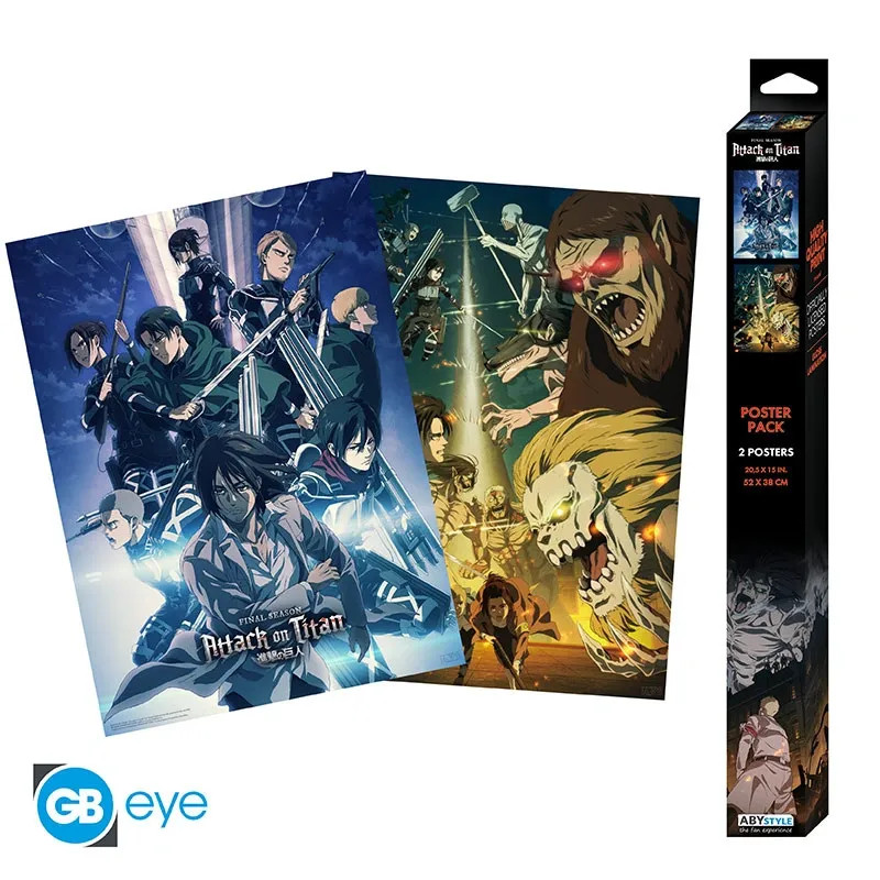 Poster Set Attack on Titan Chibi Season 4 GB Eye