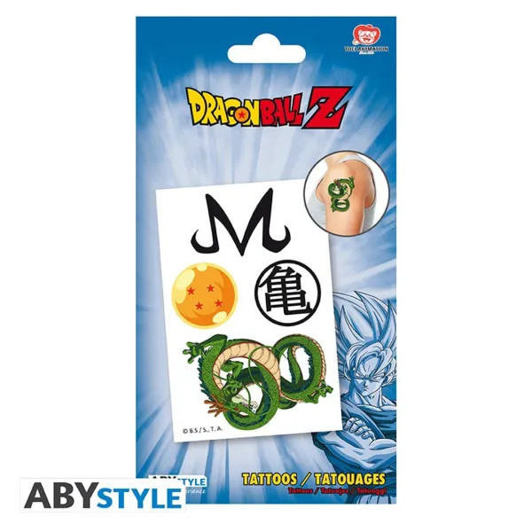 Tatuagens Temporárias Dragon Ball Z Símbolos ABYstyle