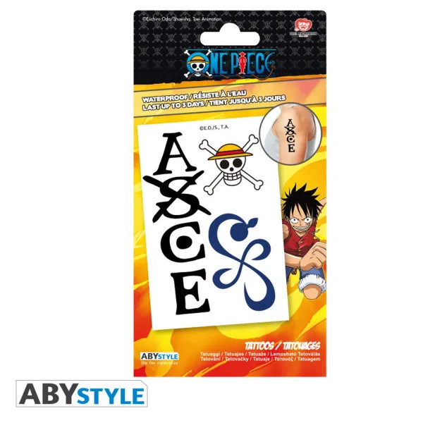 Tatuagens One Piece Ace & Nami Set ABYstyle