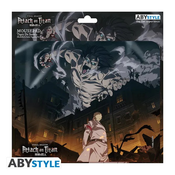 Tapete de Rato Attack on Titan S4 Key Art ABYstyle
