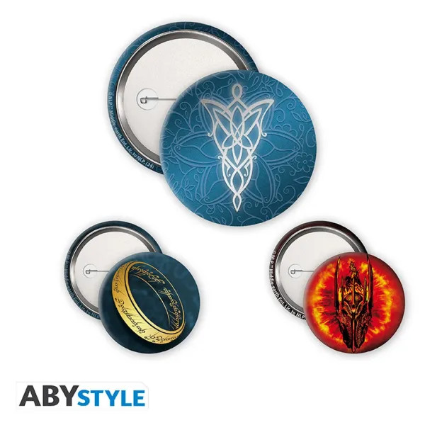 The Lord of the Rings Middle Earth Badge Pack (Pack 5 Pins Oficiais)