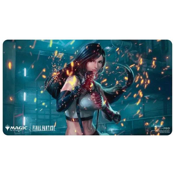 Magic: The Gathering Universes Beyond Final Fantasy Tifa, Martial Artist Playmat