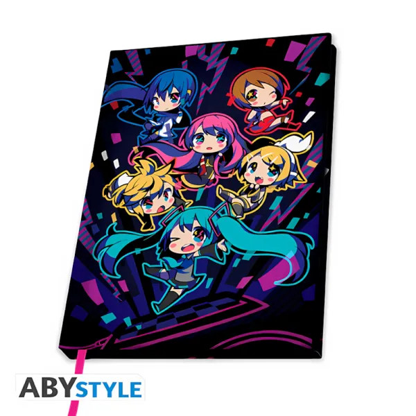 Hatsune Miku Caderno A5 Chibi Characters Oficial ABYstyle