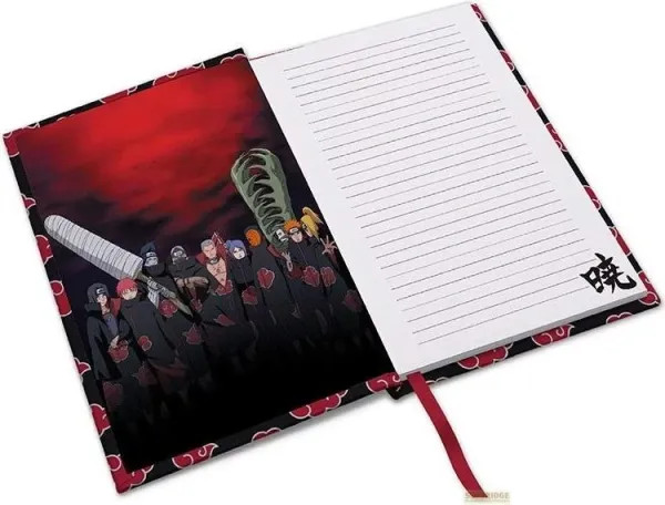 Naruto Shippuden Caderno A5 Akatsuki Oficial ABYstyle