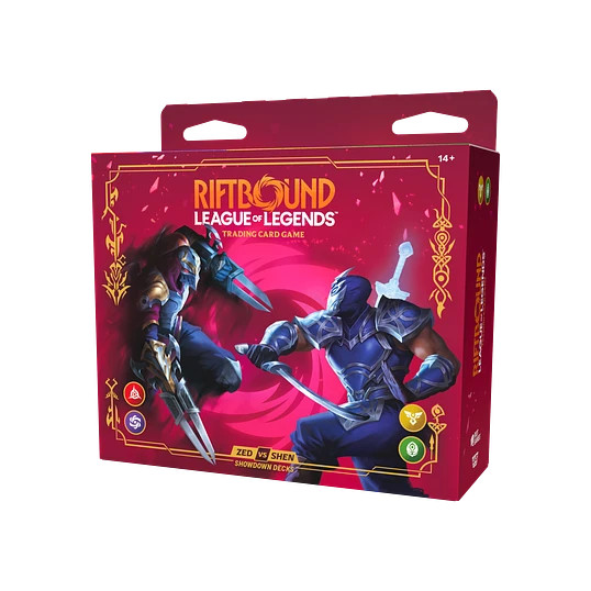 Riftbound: League of Legends TCG – Vendetta Champion Deck Showdown: Zed vs Shen Display – EN
