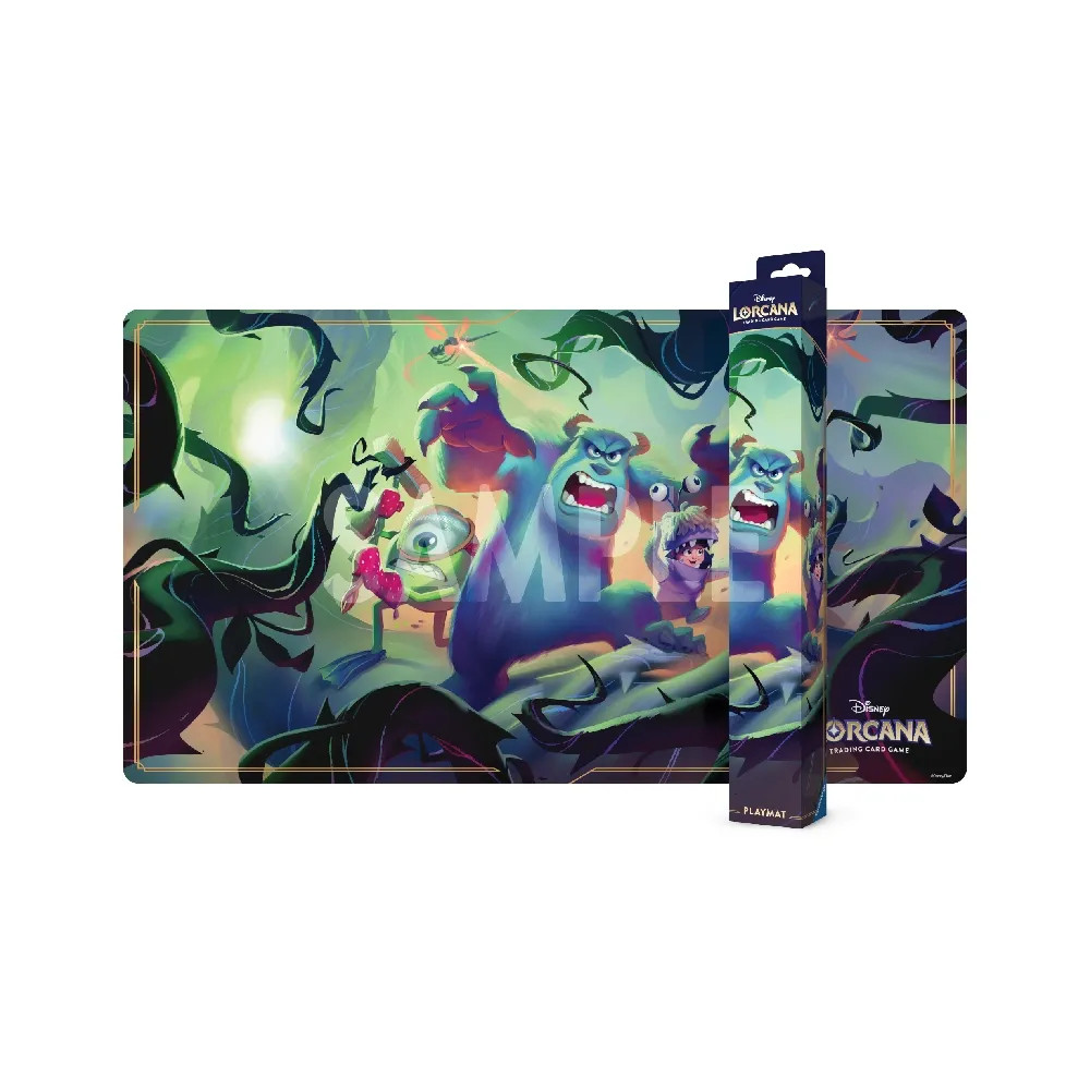 Disney Lorcana Playmat Attack of the Vine! Mike Wazowski, Sulley & Boo Ravensburger