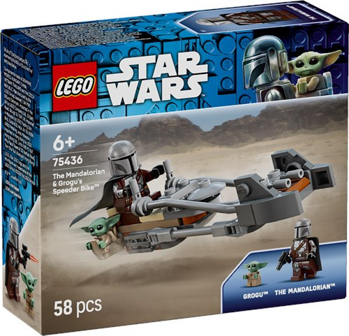 LEGO Star Wars – Speeder Bike do Mandaloriano e do Grogu (75436)
